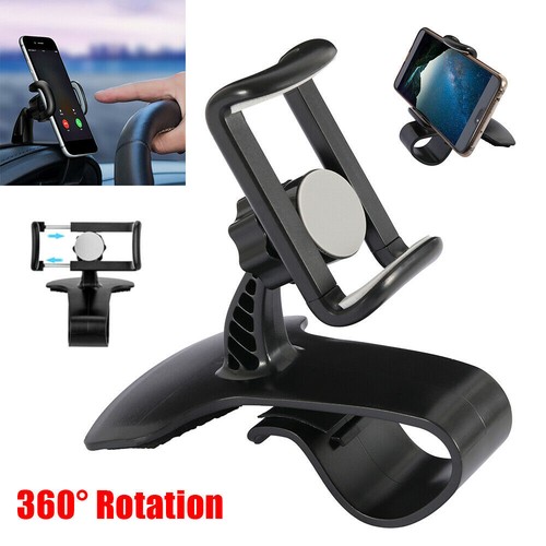 Black car dashboard mount - black,